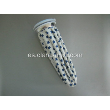 Tejido de PVC Dolor de cabeza Bolsa de HIELO reutilizable médica caliente y fría